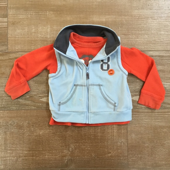 OshKosh B'gosh Other - Baby Boy 🏀 Sporty Athletic Top & Vest Mixed Set